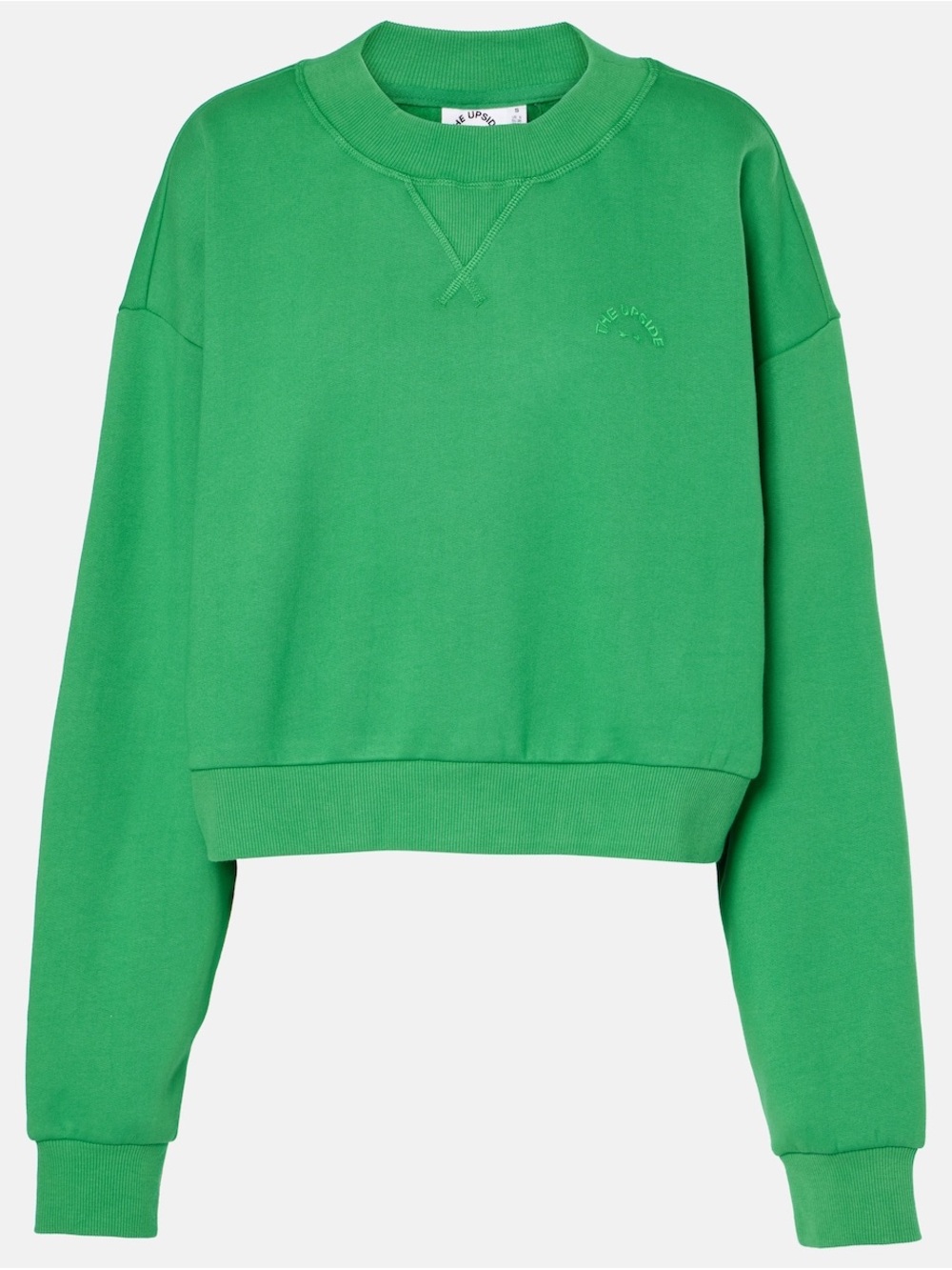 The Upside Green Cropped‎ Crewneck Sweatshirt - The Drifter